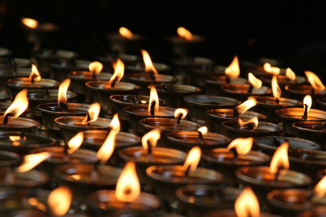 Peaceful Yoga Candles